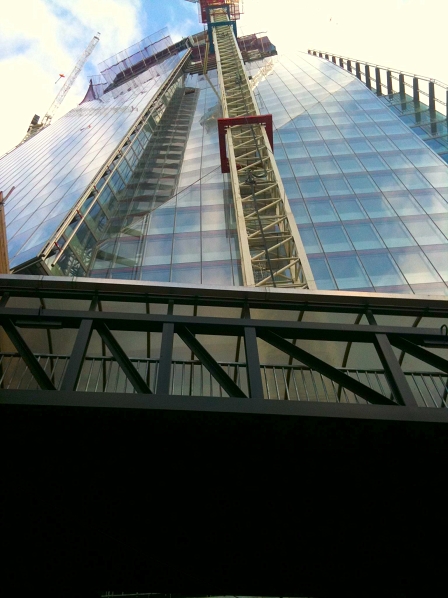 © Robert Rotifer The Shard im Aufbau, chronologisch